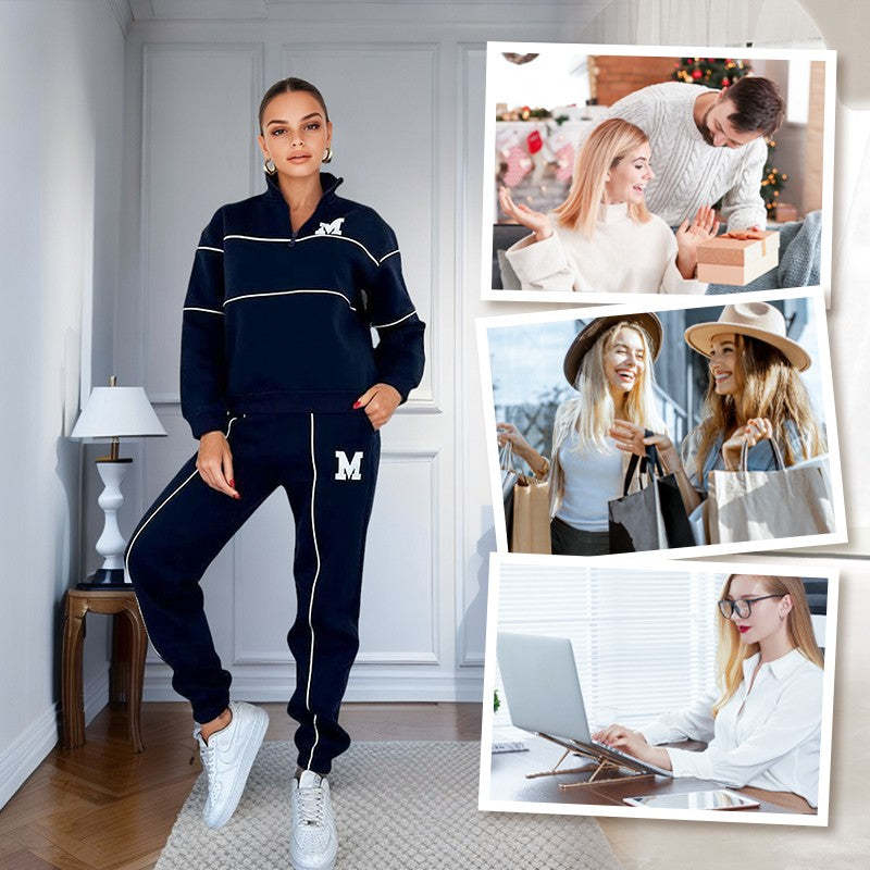 Women's 2 Piece Lounge Set - Comfortable & Stylish Sweatsuit