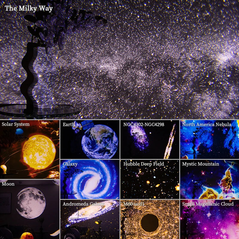 Galaxy Projector Night Light - Starry Sky Effect for Kids' Bedrooms