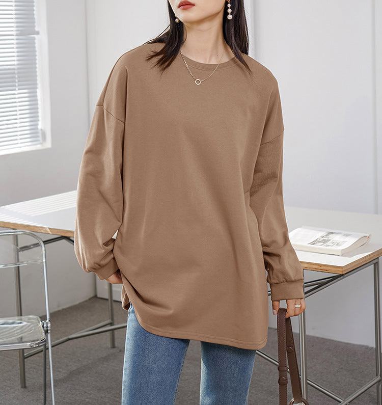 Women's Mid-length Sweater - Perfect for Layering