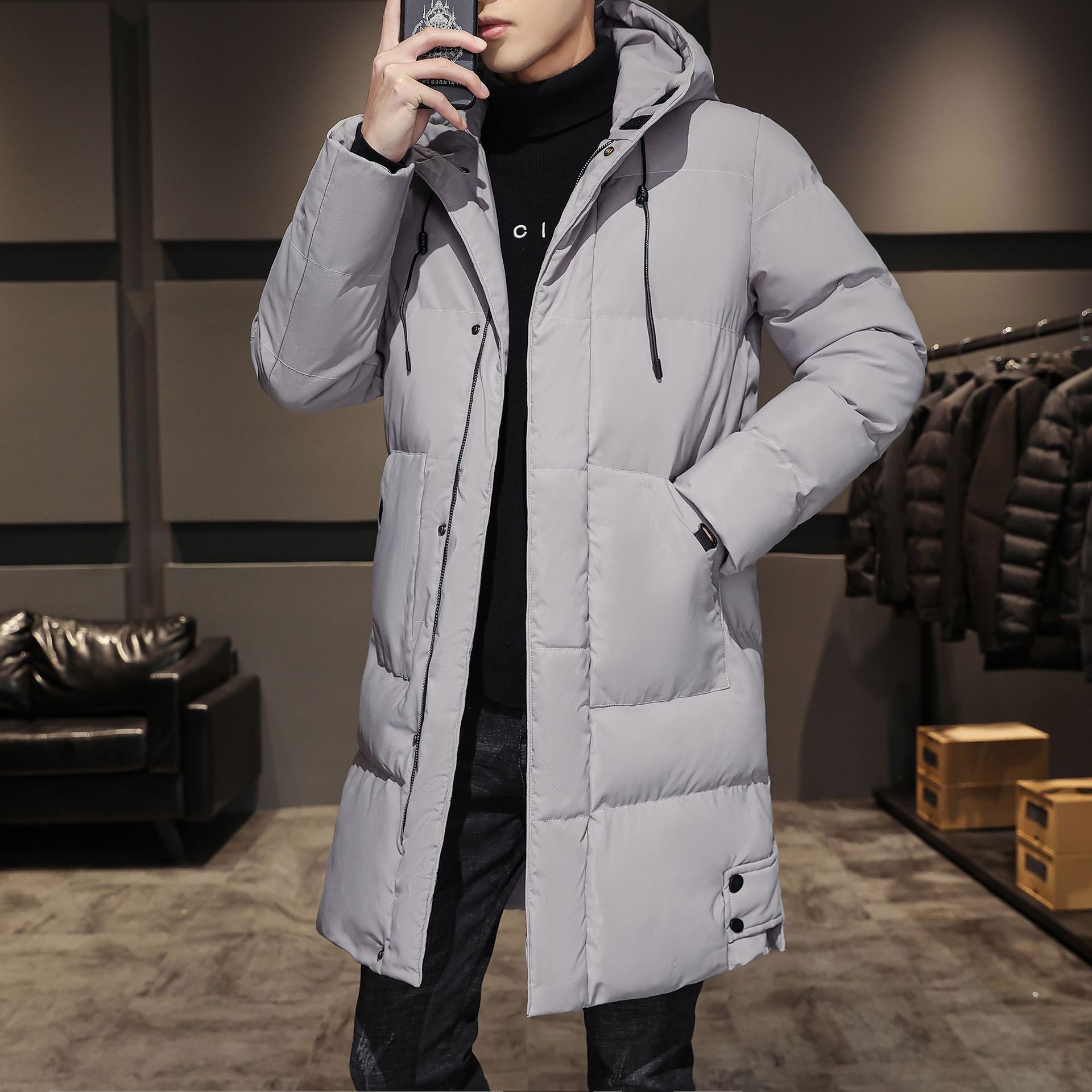 Men's Winter Down Coat - Warm & Stylish Outerwear