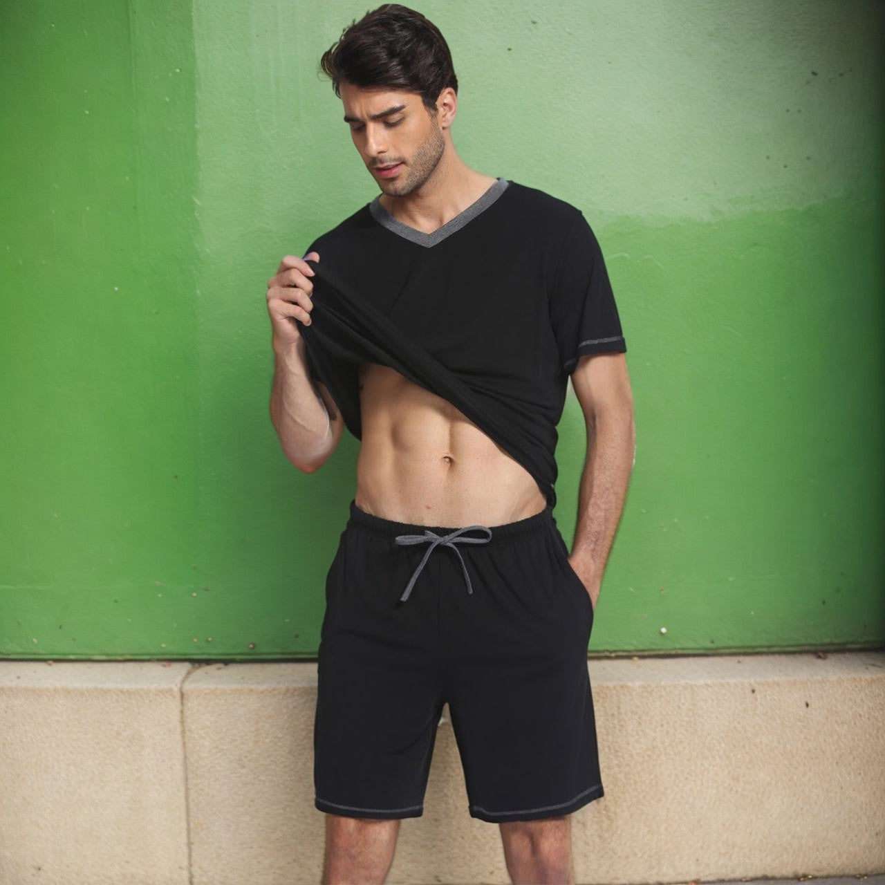 Men's Casual Two-Piece Set - Stylish & Comfortable