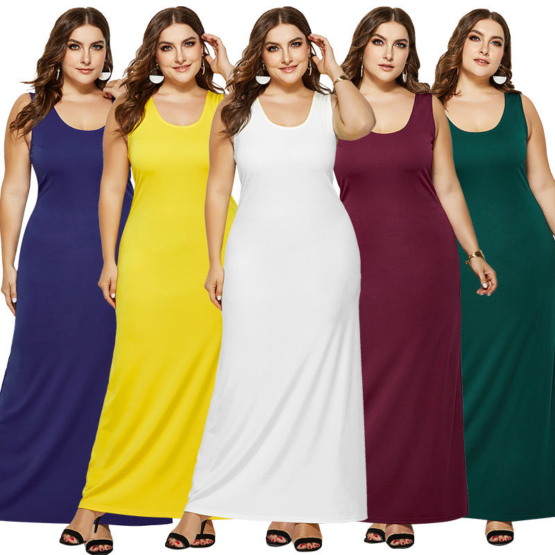 Plus Size Knitted Dress - Stylish & Comfortable