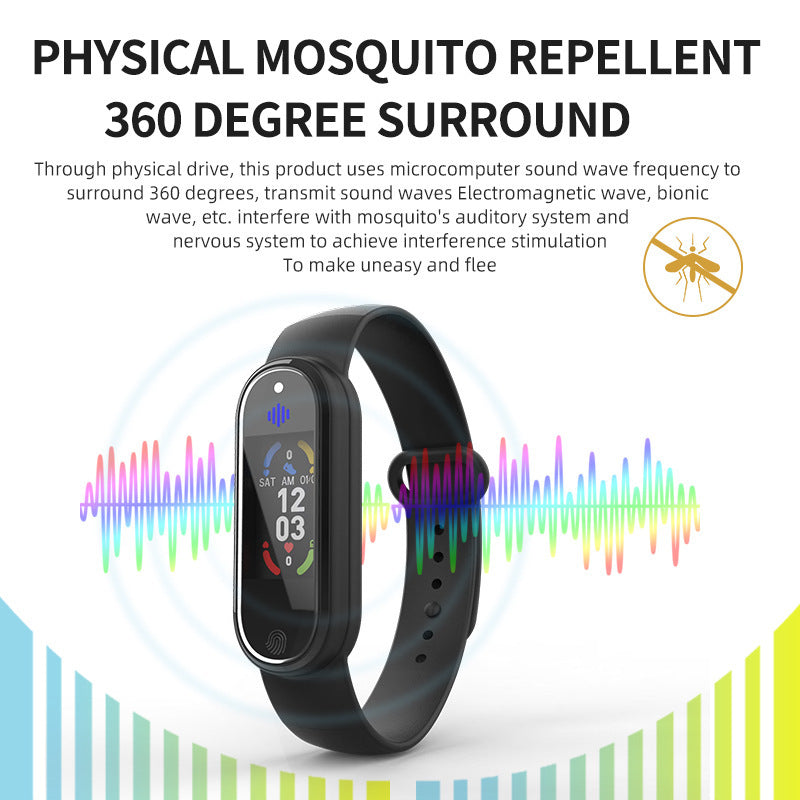 Mosquito Repellent Wristband Watch - Portable Ultrasonic Insect Repeller