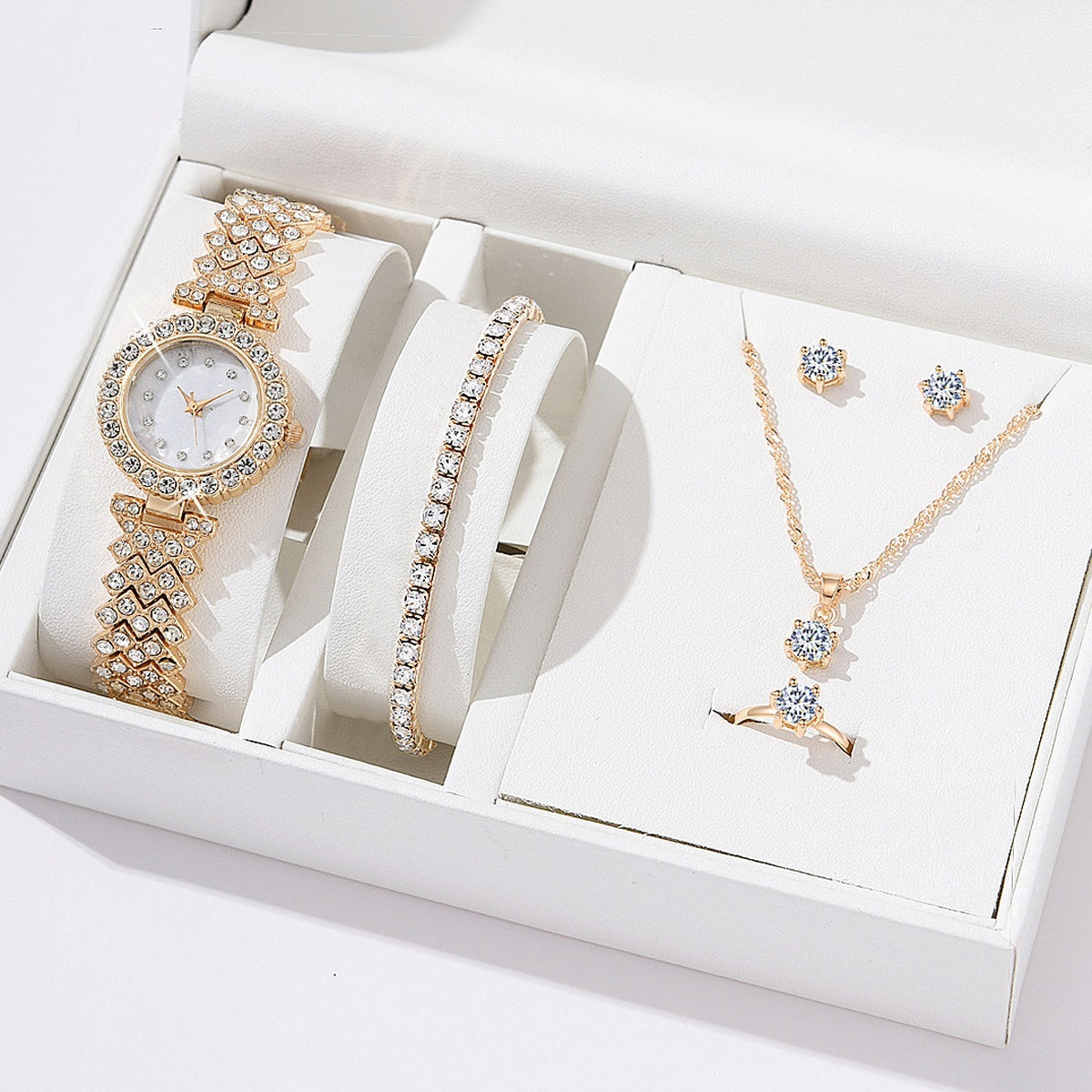 Women's Wrist Watch | Rhinestone Quartz Bracelet | iukstore