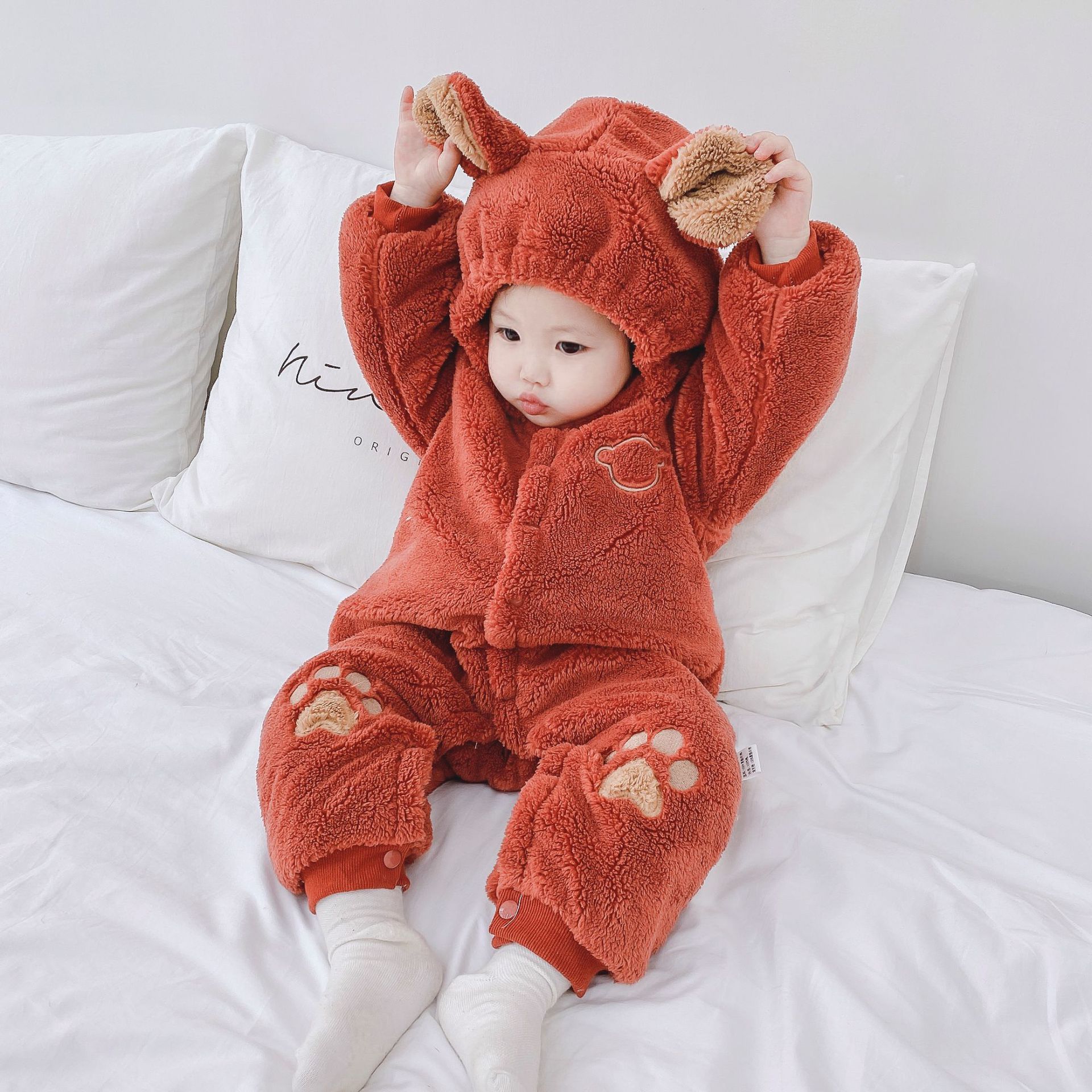 Newborn Baby Quilted Onesies - Warmth & Comfort