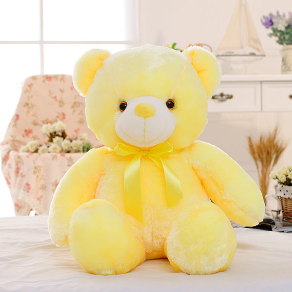 Emotional Support Light Up Teddy Bear - Cuddly Companion for Stress Relief