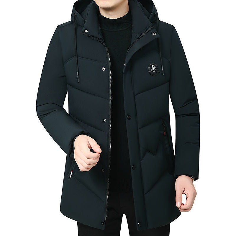 Winter Middle-aged And Elderly Men's Coat Thickened - Stay Warm in Style