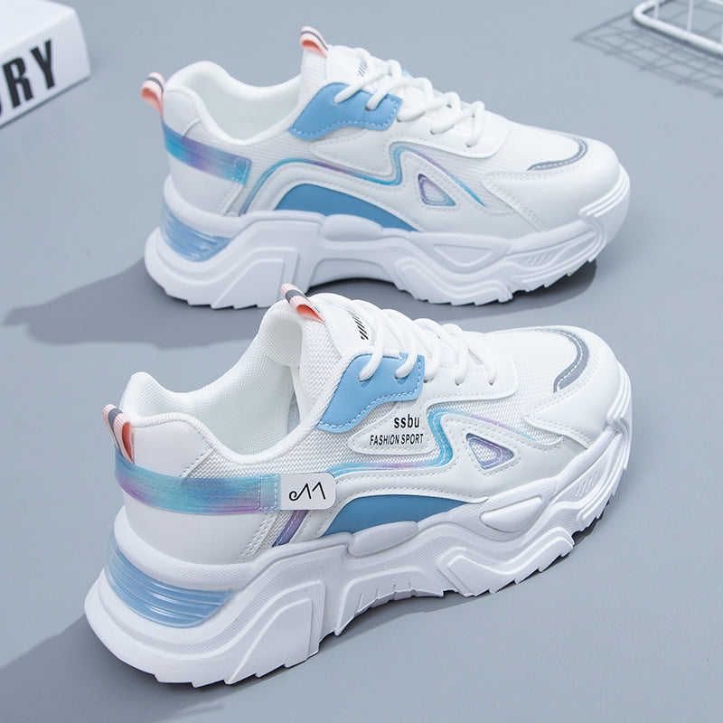 Fall New Women's Thick-soled Running Casual Shoes