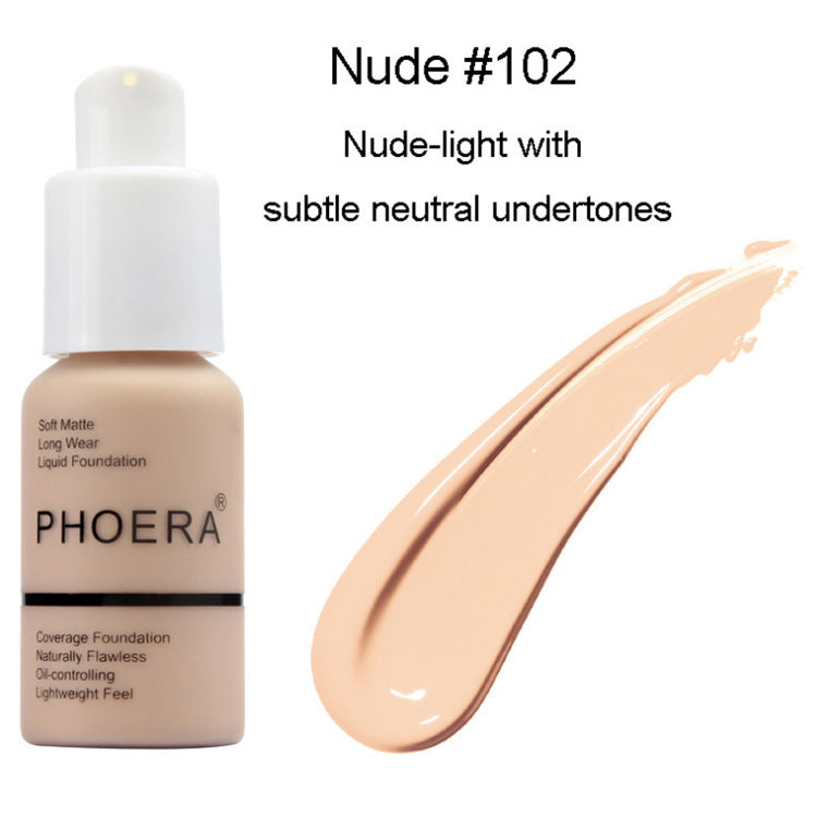 Matte Concealer Foundation Cream - Natural Color - Oil Control