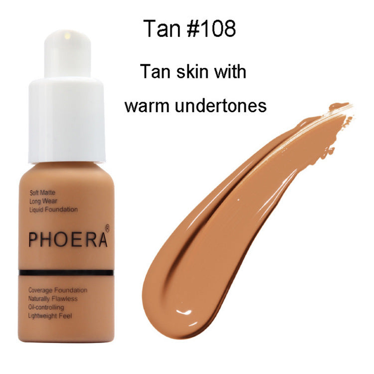 Matte Concealer Foundation Cream - Natural Color - Oil Control
