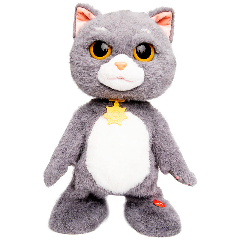 Fun Nest Shake Meow Net Red Spot Cloth Cat Simulation Electric Plush Children&#039;s Baby Toy Net Celebrity Fun Nest Spot Cloth Cat