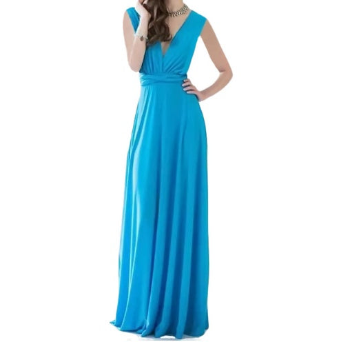 Women's Sexy Long Party Dress - Club Floor-Length Summer Backless Bandage Maxi Dress