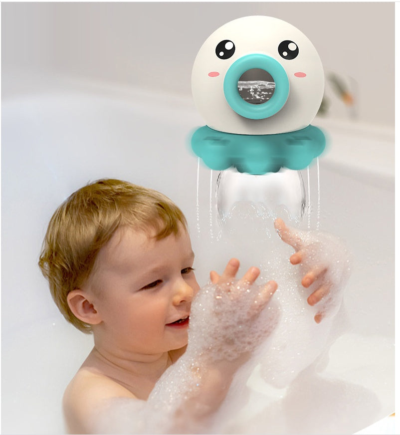 Octopus Fountain Bath Toy - Water Spray & Rotating Shower - Summer Fun for Kids