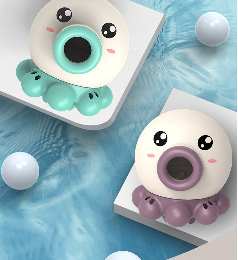 Octopus Fountain Bath Toy - Water Spray & Rotating Shower - Summer Fun for Kids