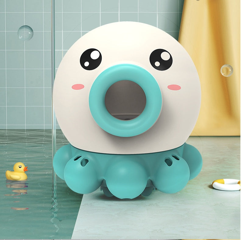 Octopus Fountain Bath Toy - Water Spray & Rotating Shower - Summer Fun for Kids