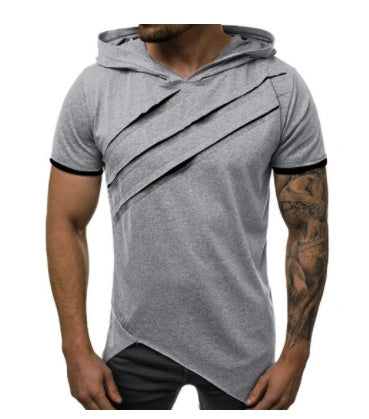 Personalized Fitness Pleated Short Sleeve Top - Modal Blend