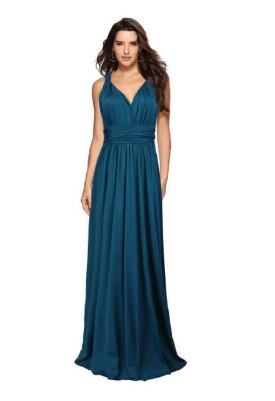 Women's Sexy Long Party Dress - Club Floor-Length Summer Backless Bandage Maxi Dress