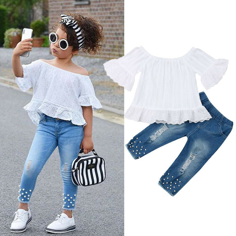 Girls Shirt and Shorts Set - Summer Collection