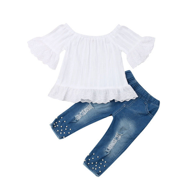 Girls Shirt and Shorts Set - Summer Collection