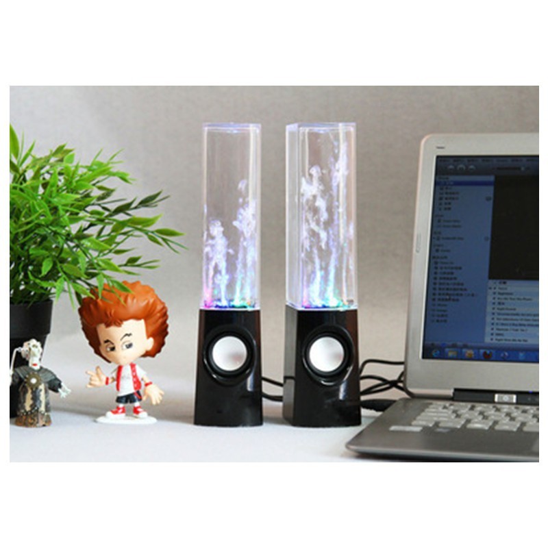 Dancing Water Speaker with LED Lights - Wireless Fountain Speaker for Home Party