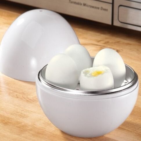 Microwave Egg Steamer Kitchen Gadgets Easy Quick 5 Minutes - KitchenMasters