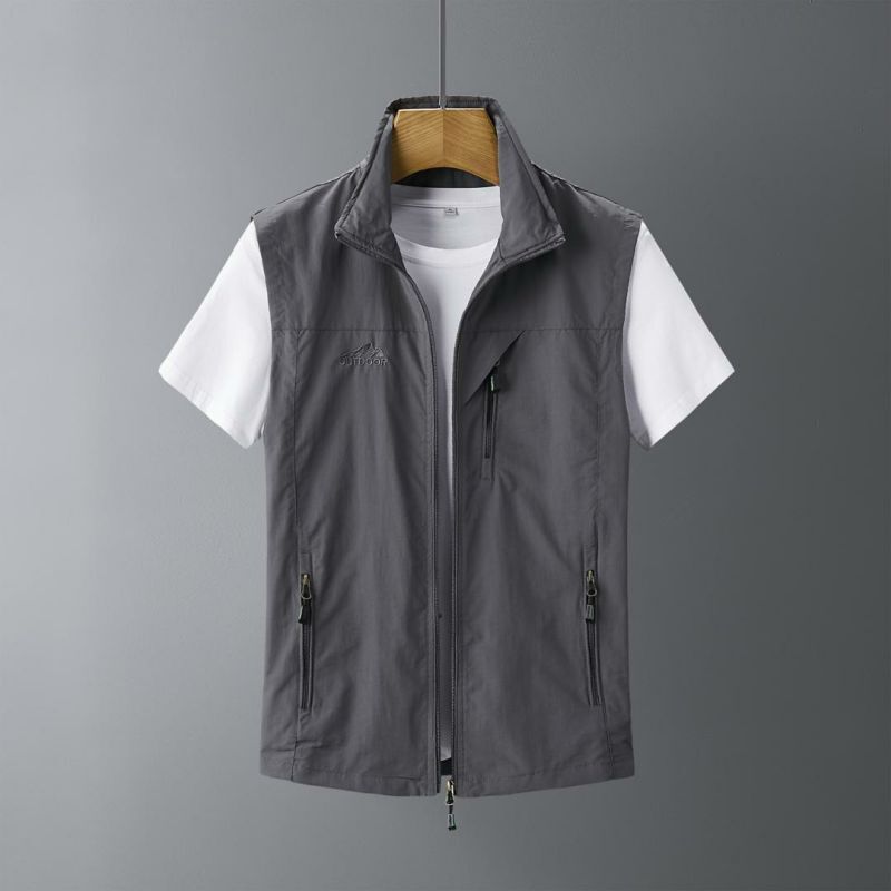 Men's Rabbit Fur Vest - Outdoor Casual Slim Fit