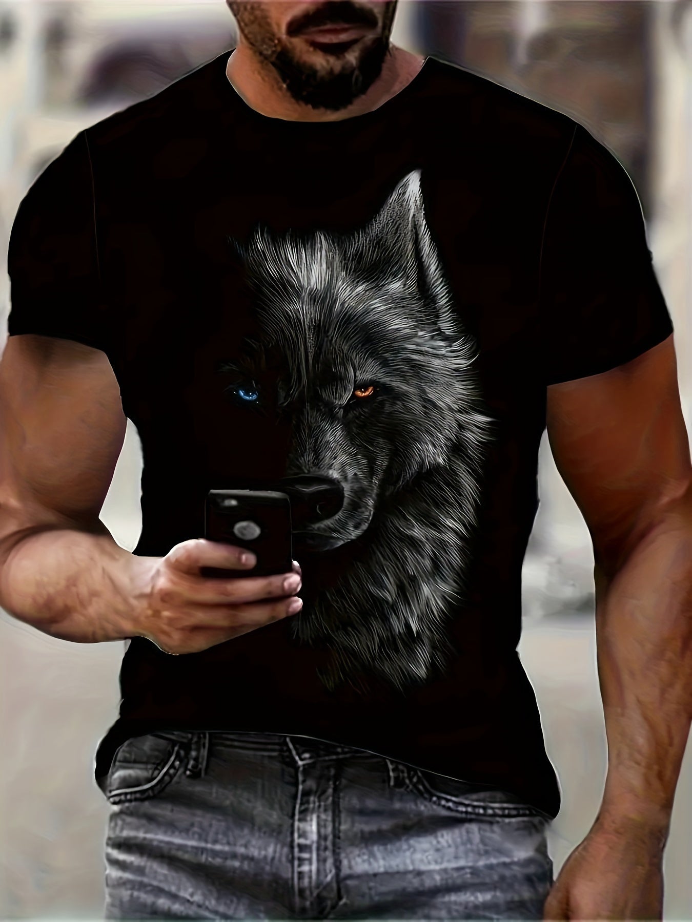 Round Neck T-Shirt | 3D Digital T-Shirt | iukstore