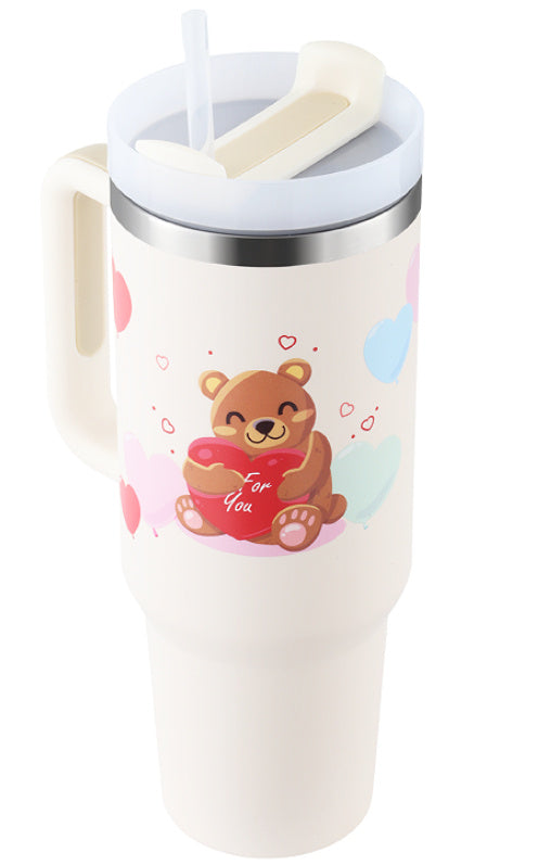 Insulated Stainless Steel Tumbler Spill Proof Coffee Cup  40 Oz