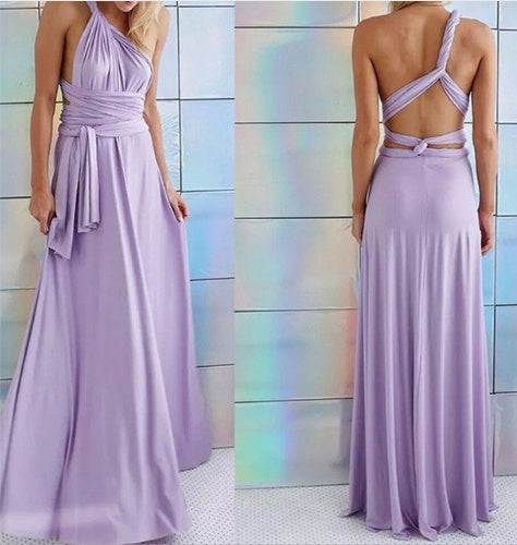 Women's Sexy Long Party Dress - Club Floor-Length Summer Backless Bandage Maxi Dress