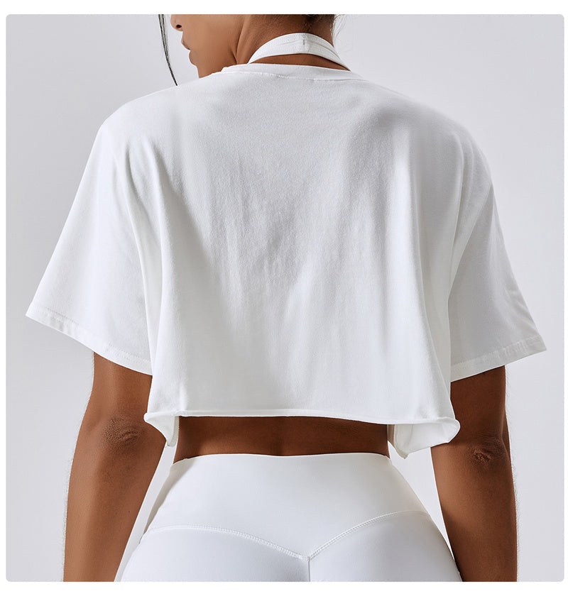 Yoga & Fitness Short Sleeve T-shirt for Women