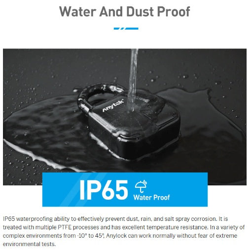 Smart Fingerprint Padlock - Waterproof L3