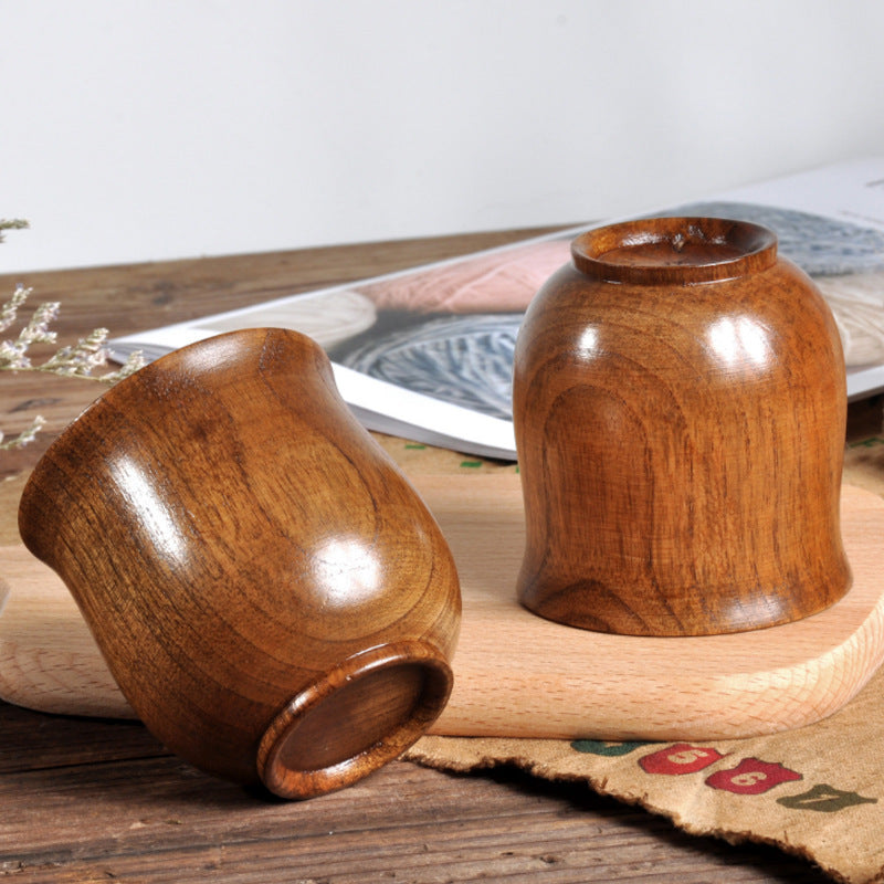 Handmade Wooden Cup - Natural Spruce Wood Drinkware