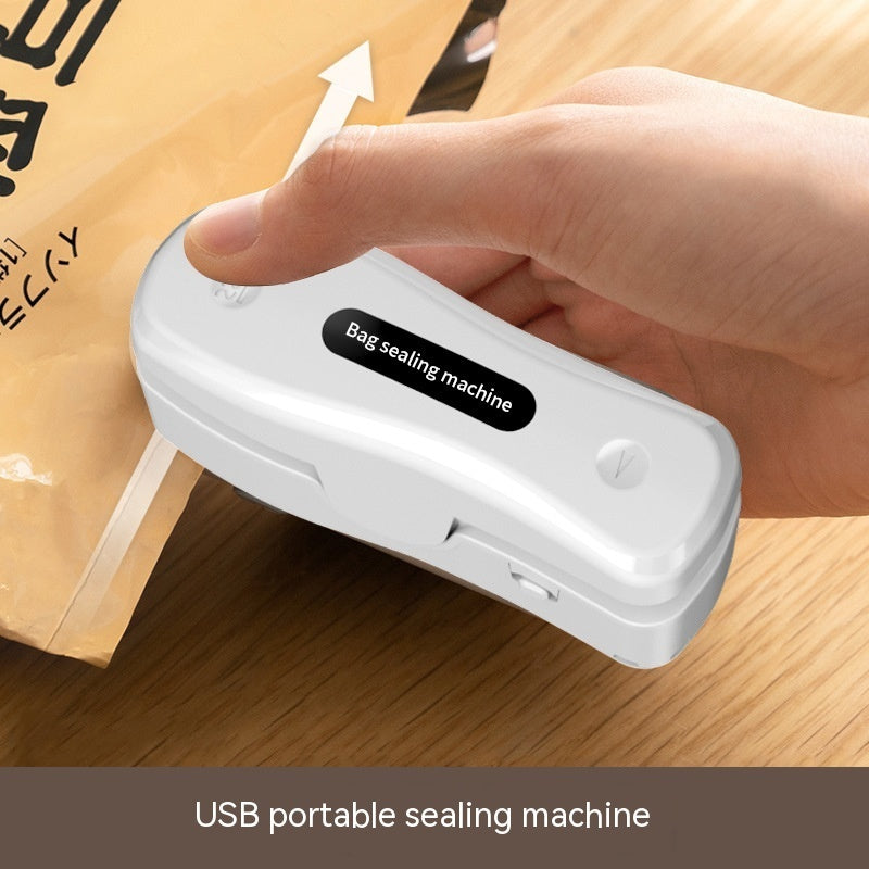 Portable USB Mini Sealing Machine Kitchen Gadgets Rechargeable - TechSavvy