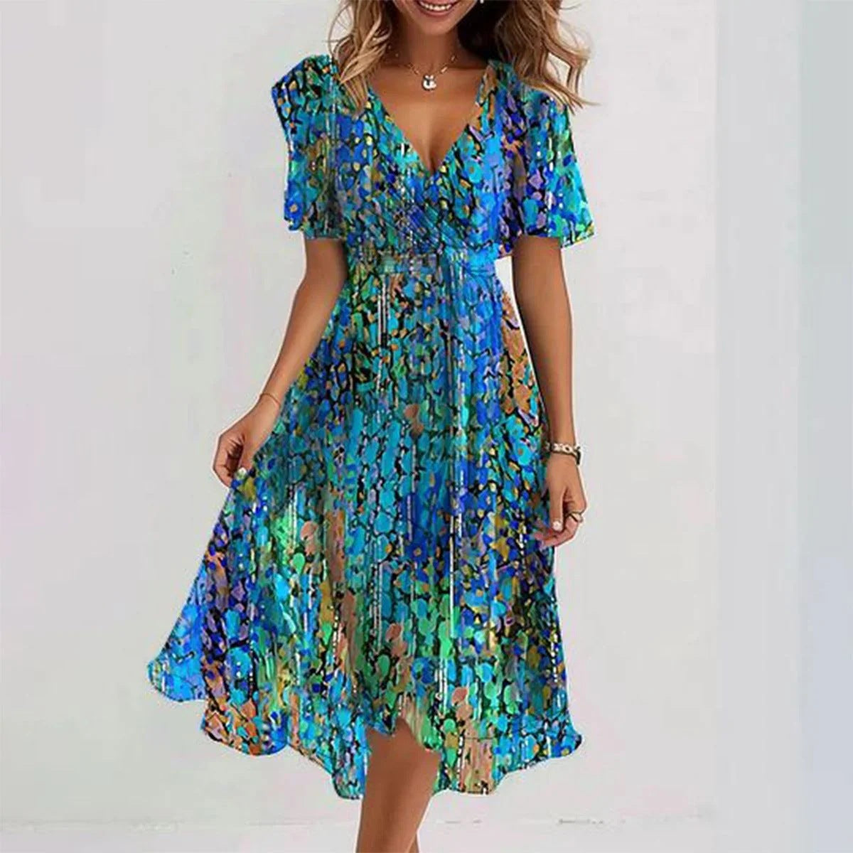 Elegant Summer Chiffon Dress for Women