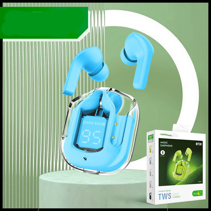 True Wireless Bluetooth Headset Digital Display ENC Noise Reduction - TechSavvy