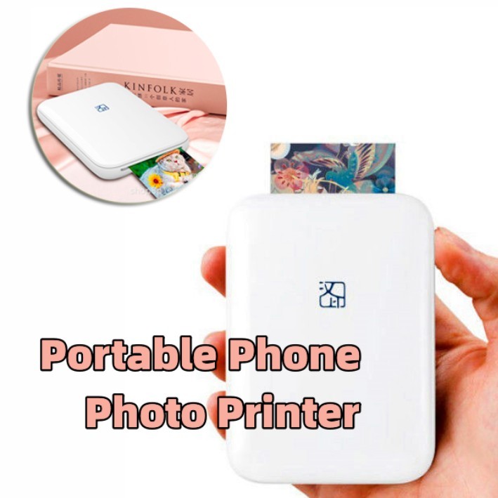 Portable Color Photo Printer - Wireless Bluetooth USB Thermal Sublimation Printer