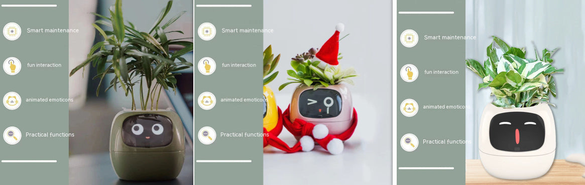 AI Smart Planter - 7 Sensors for Perfect Plant Care - GreenThumb