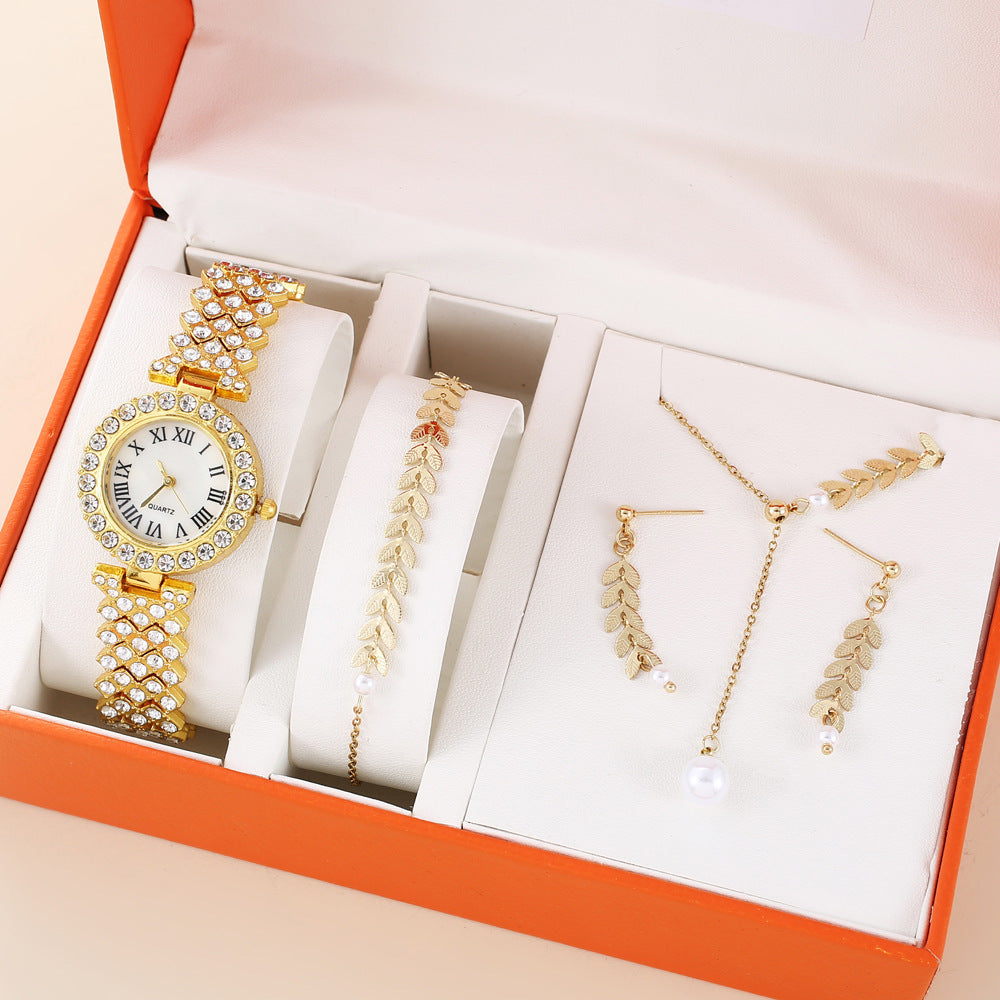 Women's Wrist Watch | Rhinestone Quartz Bracelet | iukstore