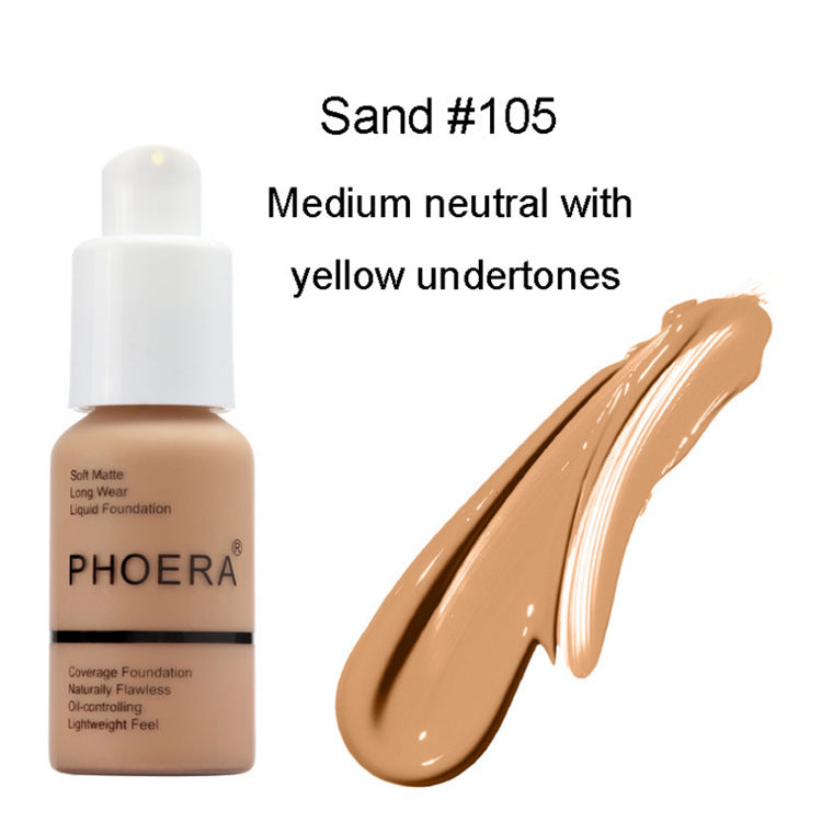 Matte Concealer Foundation Cream - Natural Color - Oil Control