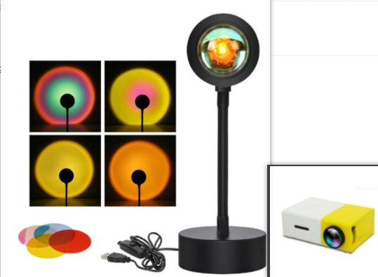Sunset Projection Lamp Night Light Wall Decoration Lighting - TechBloom