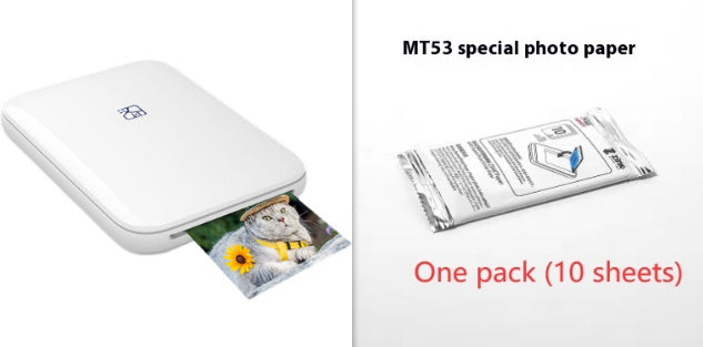 Portable Color Photo Printer - Wireless Bluetooth USB Thermal Sublimation Printer