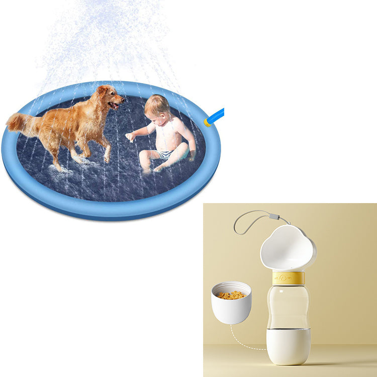 Non-Slip Splash Pad for Kids & Pets - Summer Fun in Your Backyard!