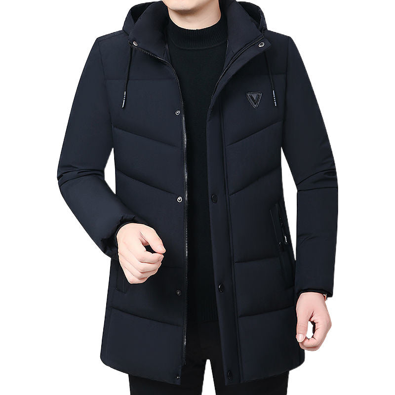Winter Middle-aged And Elderly Men's Coat Thickened - Stay Warm in Style