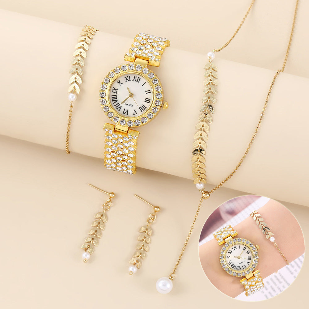 Luxury Women's Rhinestone Quartz Watch - IUK Store
