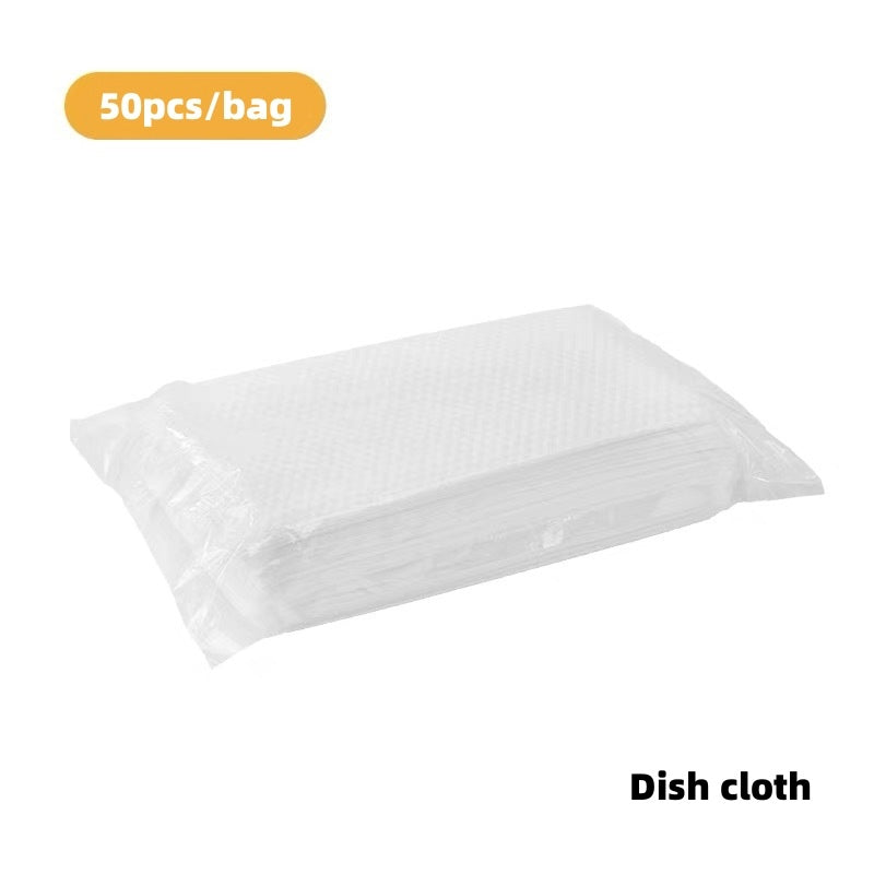 Kitchen & Bathroom Cleaning Magic Brush | Glass Wall Cleaning | Bath Brush Handle Cleaning Rag - CleanTech