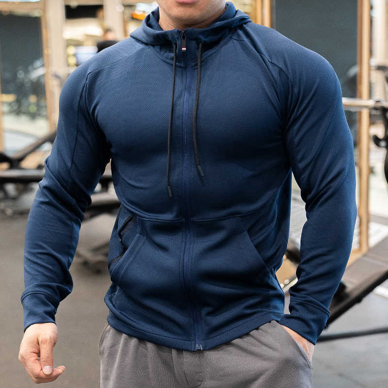 Men's Sports Casual Slim Jacket - Hooded & Stylish