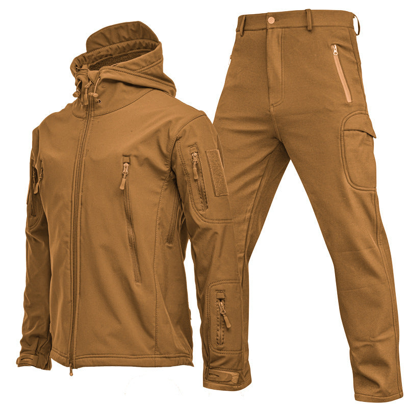 Outdoor Shark Skin Soft Shell Jacket Suit - Ultimate Waterproof Gear