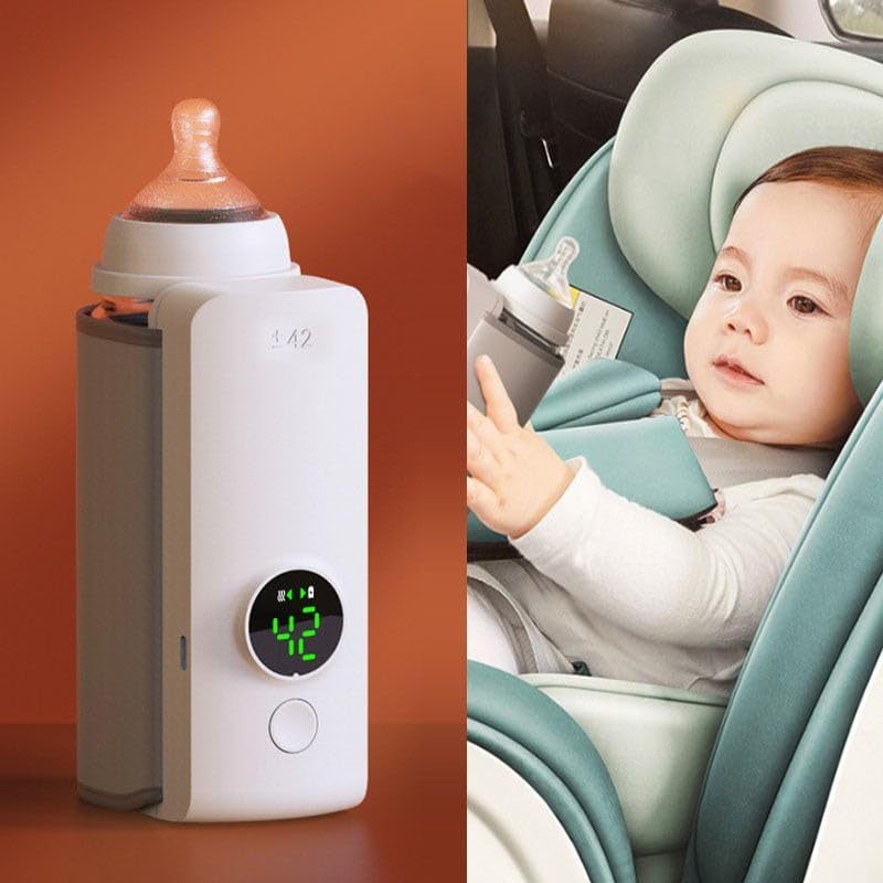 Portable Baby Bottle Warmer USB Charging Constant Temperature - TinyDreams