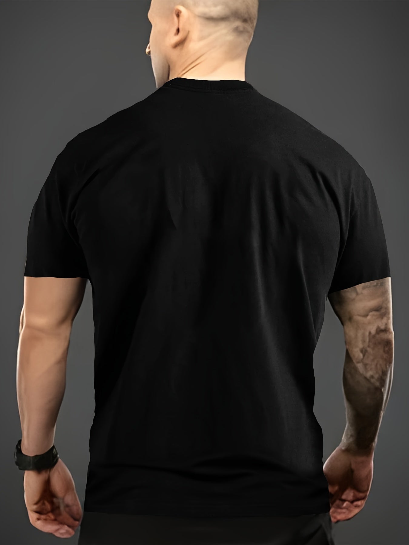 Men's Beer Patterned T-shirt - Short Sleeved Round Neck T-shirt for Summer