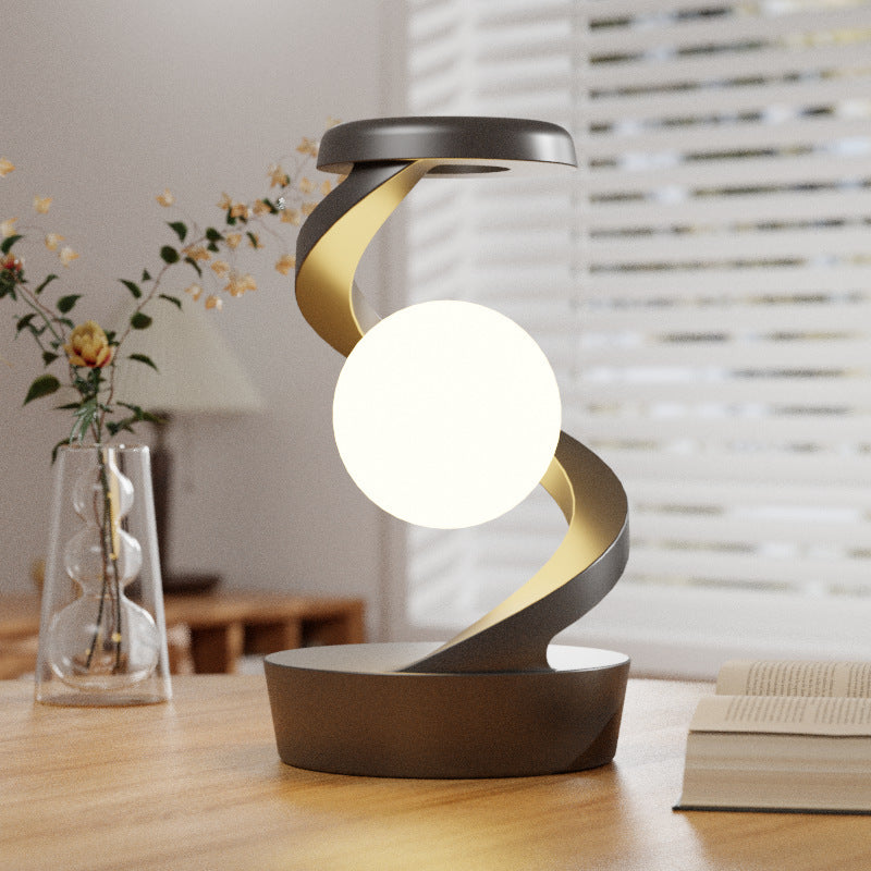 Smart Moon Desk Lamp | Wireless Charger & Gesture Control